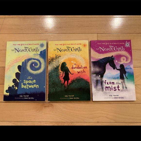 Set of 3 Disney The Never Girls chapter books